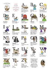 A to Z teatowel